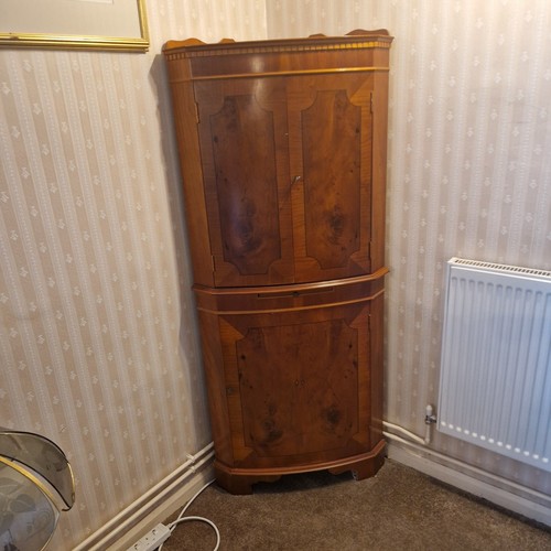 Vintage corner drinks cabinet - vintage,
