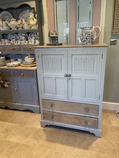 Oak Storage Cupboard Drinks