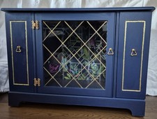 Stunning Upcycled Navy & Gold