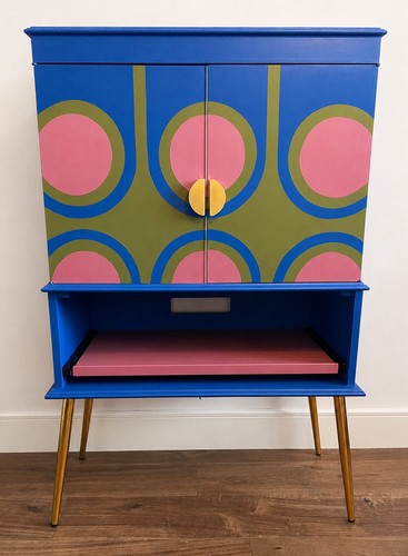 Unique hand painted upcycled - unique,